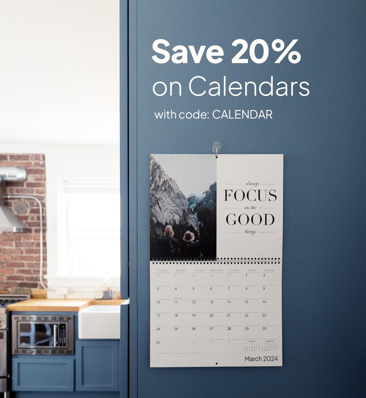 Save 20% on calendars